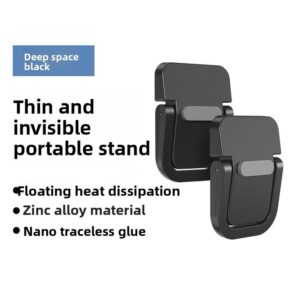 zinc alloy mini foldable laptop stand (2 pcs)
